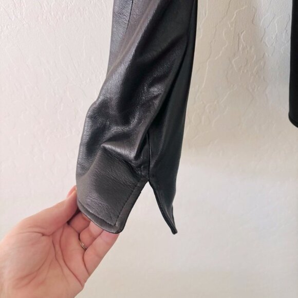 Lafayette 148 Brown Lambskin Leather Jacket - Picture 5 of 10